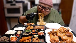 개인적으로 이건 추천 못드리겠습니다... 리뉴얼된 한솥도시락에 통닭과 라면!│Ramen and whole chicken and lunch box Mukbang Eatingshow