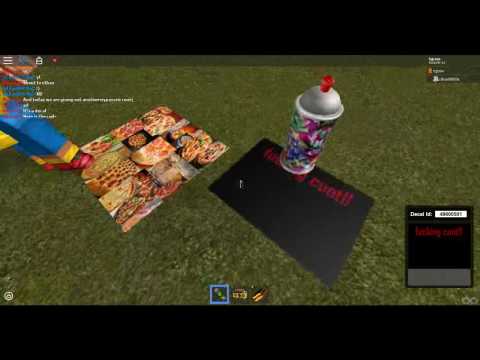 Inappropriate Decals Roblox Code 07 2021 - bypassed codes gor roblox spray can