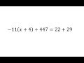 Solving Equations and Operations