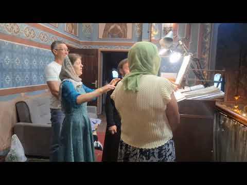 Божественная Литургия - певческий устав полностью до запричастного стиха