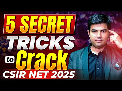 5 SECRET TRICKS TO CRACK CSIR NET july 2025