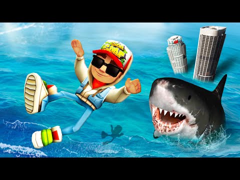 GTA 5 • Subway Surfers • Jake Funny Ragdoll Falls #12