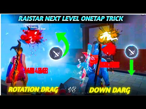 New Top 5 Onetap Trick | Down Drag Headshot Trick | Rotation Drag Headshot Trick | One Tap Tricks