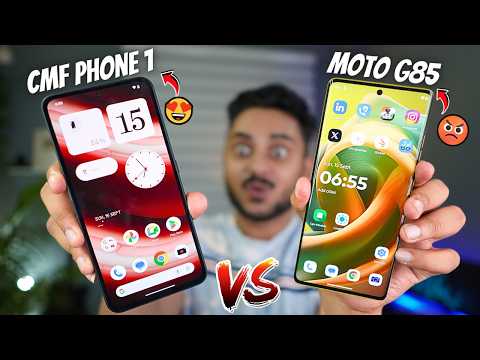 CMF Phone 1 vs Moto G85: Full Comparison - Camera, Battery Life, BGMI, Gaming Performance!