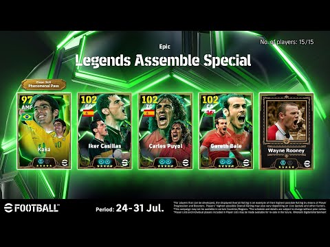 ÉPICOS GRÁTIS🎁 Legends Assmble Special eFootball 25