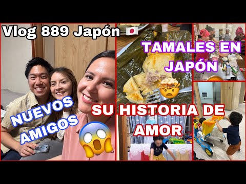 🇯🇵 Hice Tamales 🥲+ Amor entre UN JAPONES y MEXICANA 🤯+ Conoci a una NUEVA Amiga ✨