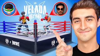 Hice la VELADA DEL AÑO PERO en FORTNITE! 🥊🥊