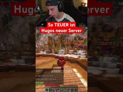 So TEUER ist Hugos Server #letshugo #minecraft #smp #donutsmp #trymacs #handofblood #bastighg