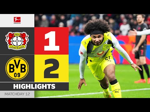 Ice-Cold-Adeyemi WIns It! | BAYER 04 LEVERKUSEN - BORUSSIA DORTMUND | HL | MD 12 – Bundesliga 25/26 thumbnail
