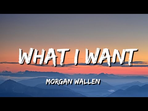 Morgan Wallen - What I Want (feat. Tate McRae) (Lyric Video)