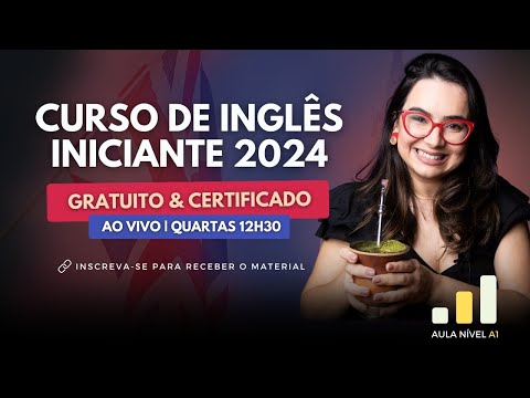 Curso de inglês iniciante 2024 - Aula 9