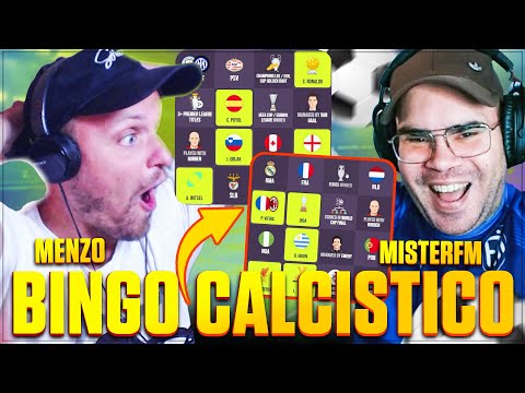 MENZO E MISTERFM PROVANO A RISOLVERE IL SUPER QUIZ CALCISTICO "BINGO"!!
