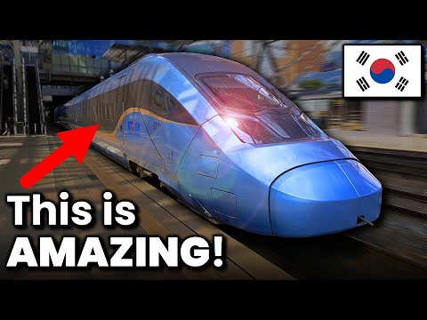 South Korea just launched its INCREDIBLE brand-new bullet train...