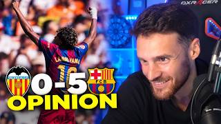 EL FC BARCELONA GANA 0-5 CONTRA EL VALENCIA