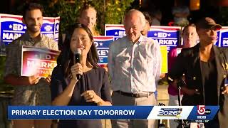 YouTube video thumbnail: Candidates Make Final Push Before Primary Day