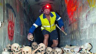 I Spent 24 Hours In The Paris Catacombs ALONE! 