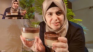 تحلية صحية باردة تصلح ما افسده الآخرون😎بدون  نشا ولا جيلاتين ولا شوكولاته ولا كريمة