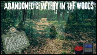Abandoned Cemetery In The Woods  👀   #abandoned #ghost #paranormal #evp