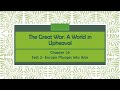 World War I Warfare and Strategies