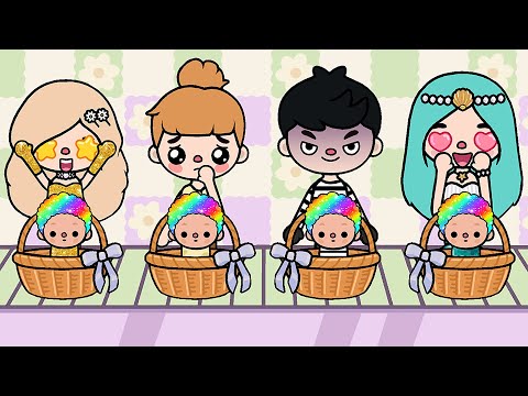 Quadruplets were separated at birth 👶🏻🥹💔 | Sad Story | Toca Life World | Toca Boca | Toca Story