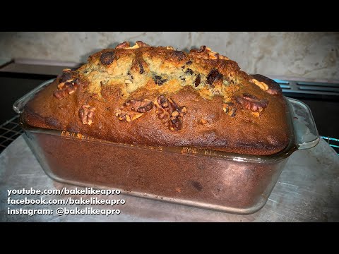 Easy Banana Bread With Chocolate Chips And Walnuts Recipe