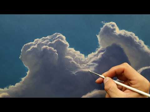 How I Painted These Realistic Clouds!
