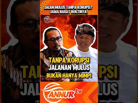 Jalan Mulus Tanpa Korupsi? Jawa Barat Buktinya! #shorts #dedimulyadi