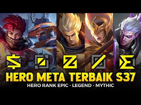 18 HERO META SOLO RANK TERBAIK SEASON 37 MOBILE LEGENDS ! Hero Push Rank Auto Winstreak !