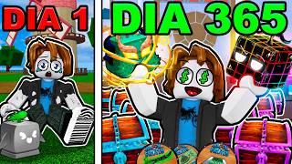Sobrevivi 365 DÍAS en Blox Fruits 😲