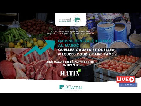 Video : Hausse Générale des prix : Suivez en direct la Matinale du Groupe Le Matin