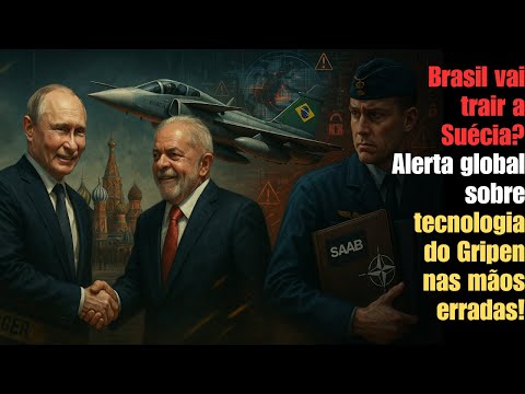 O Brasil pode vender segredos do Gripen para a Rússia? A Suécia está em pânico!
