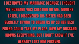 I DESTROYED MY MARRIAGE BECAUSE I THOUGHT MY HUSBAND WAS CHEATING ON ME. MONTHS LATER, I DISCOVERED
