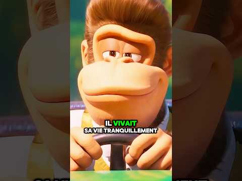 😱LA MORT TRAGIQUE DE SWANKI KONG🤯 (Enfance gâchée) #supermariobros #illumination #shorts #nintendo