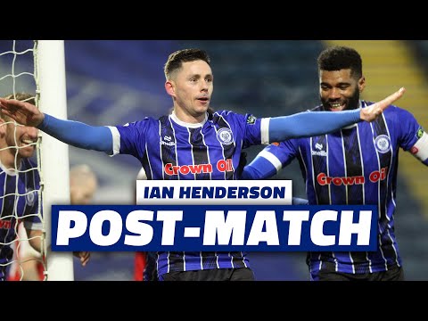 Ian Henderson On Reaching Ten Goals In Win Over Kidderminster Harriers