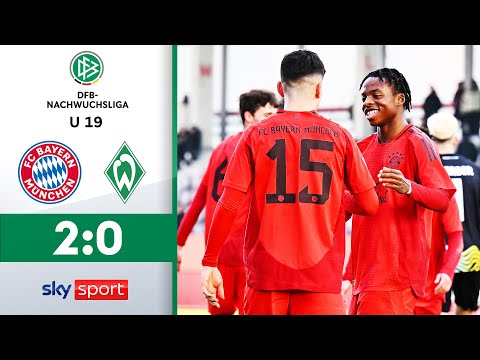 Souveräner Auftritt der Bayern! | FC Bayern München U 19 - SV Werder Bremen U 19 | DFB-Nachwuchsliga