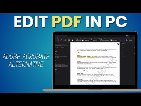 How to Edit PDF File in Laptop | The Best Adobe Acrobat Alternative