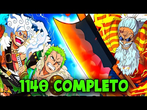 SPOILER COMPLETO ONE PIECE 1140 - LUFFY E ZORO VS GABAN EXPLODE!   SHAMROCK FORA DE ELBAF