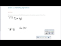 Dividing Expressions and Factoring