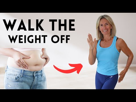 Walk The Weight Off Workout For Ladies Over 40 | 10 Mins + With Weights