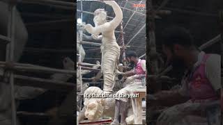 Glimpses of Mumbai’s Grand Idols in the Making | Ganesh Chaturthi 2025