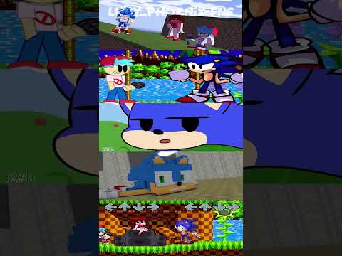 Sonic.EXE Takes Over! Boyfriend Faces His DARKEST Battle FNF "Oh Uhm Minecraft" #LucyPhoenixFNF