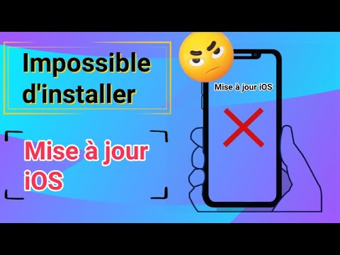 Impossible d'installer la mise à jour iOS