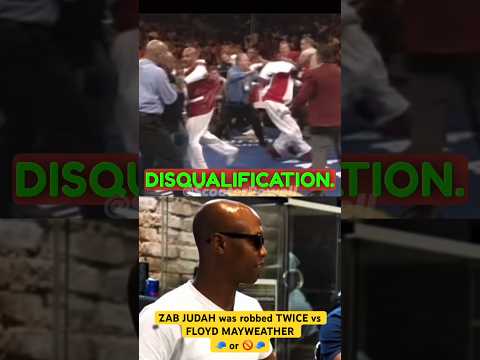 Zab Judah says he really beat FLOYD MAYWEATHER .? or ??? #boxing #boxeo #floydmayweather #shorts