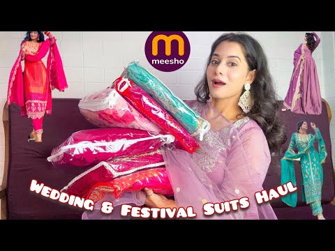 *MEESHO* Suit Set Haul Under Budget ✨ Trending Suits Haul For GIRLS 🫶🏻  #youtube #suithaul