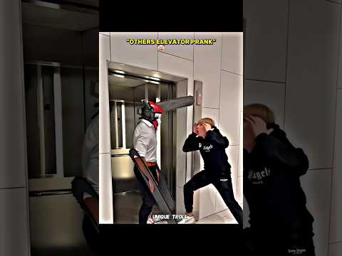 Others Doing Elevator Prank VS Last One ☠️ | #trollface #skulledit #elevatorprank