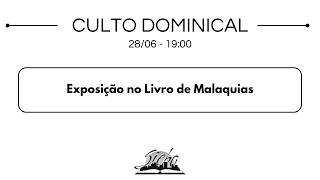 Culto de Domingo - 28/06/2026