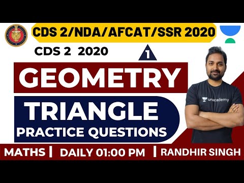 Geometry Triangle Practice Questions (Part-1) |...