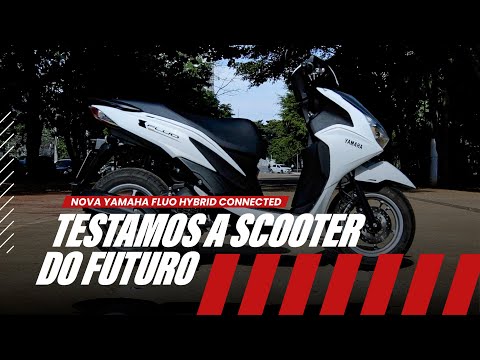 TESTAMOS A SCOOTER DO FUTURO: Nova Yamaha Fluo Hybrid Connected
