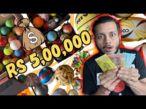 BALL COLLECTION HUA Rs 5 LAKH KA !! (PART 4)  😱🤑 #ball #collection #unboxing #cricket