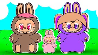 ROBLOX PERO SOMOS UNA FAMILIA DE LABUBU CON MI NOVIO!!